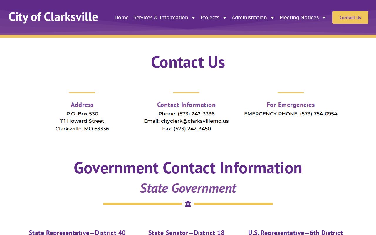 Clarksville court docket city contact route